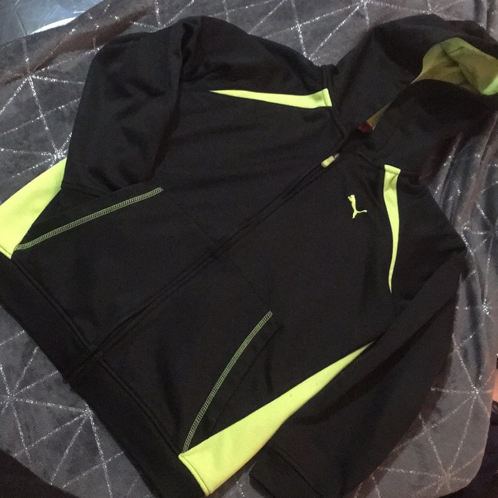 black puma sweater